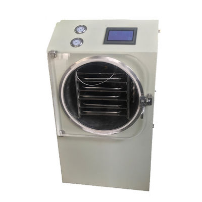 Cina 8kgs Vertical Small Freeze Dryer SUS304 Mini Freeze Drying Apparatus Pengoperasian yang Mudah pemasok