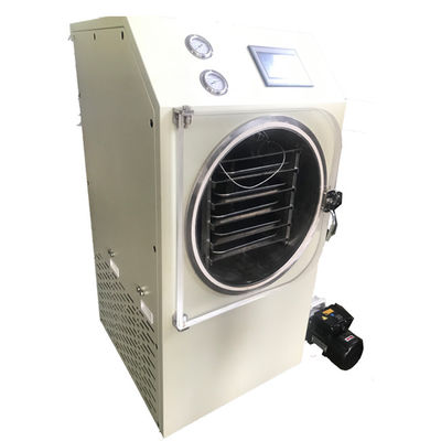 Cina 240V 0.6sqm Small Freeze Dryer PLC Food Vacuum Freeze Dryer Warna Abu-abu pemasok
