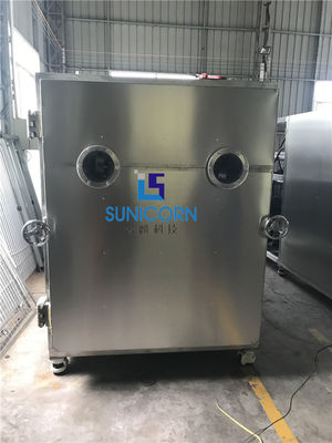 Cina 100kg 10sqm Food Vacuum Freeze Dryer Pembersihan Mudah Tingkat Otomatisasi Tinggi pemasok