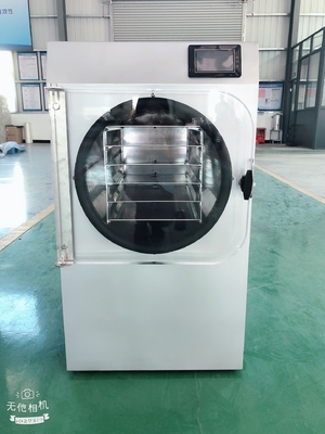Cina 4kg Per Batch Mini Vacuum Freeze Dryer Untuk Makanan Hewan Peliharaan Makanan Anjing pemasok